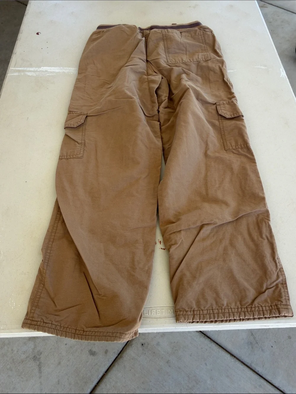 Gymboree Brown Cargo Pants with Elastic Waistband